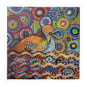 schilderij van eenden tegeltje (Voorkant)