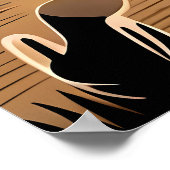 Schilderij van Egyptische vrouwen in de woestijnpi Poster (Hoek)