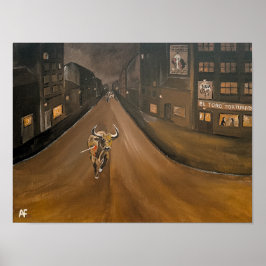 Schilderij van El Toro Torturado door Alfred Fox Poster