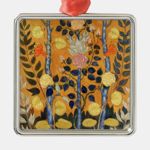 schilderij van Emile Bernard, Rozen, Metalen Ornament