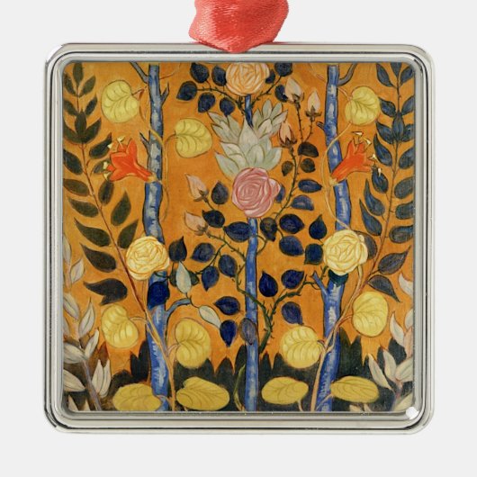 schilderij van Emile Bernard, Rozen, Metalen Ornament (Voorkant)