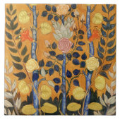 schilderij van Emile Bernard, Rozen, Tegeltje (Voorkant)