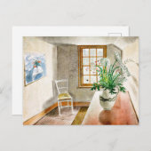 Schilderij van Eric Ravilious, Interieur van Ironb Feestdagenkaart (Voorkant / Achterkant)