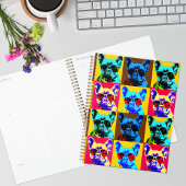 schilderij van Franse bulldog in pop stijl Planner