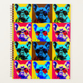 schilderij van Franse bulldog in pop stijl Planner (Voorkant)