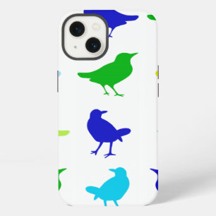 Schilderij van gekleurde vogels door Chariklia Zar iPhone 13 Hoesje