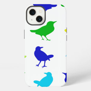 Schilderij van gekleurde vogels door Chariklia Zar iPhone 13 Hoesje