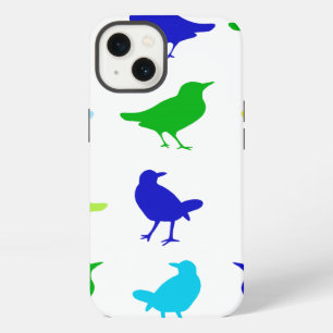 Schilderij van gekleurde vogels door Chariklia Zar iPhone 13 Hoesje