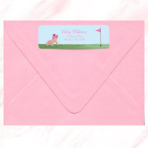 Schilderij van golf babymetje Zoete Caddy Baby Sho