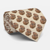 schilderij van gouden labrador dog stropdas (Opgerold)