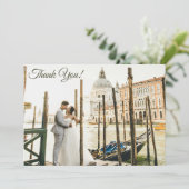 Schilderij van Grand Canal, Venetië, Italië Bedankkaart (Staand voorkant)