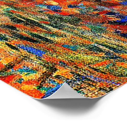 schilderij van Gustav Klimt, beech Grove I Poster (Hoek)