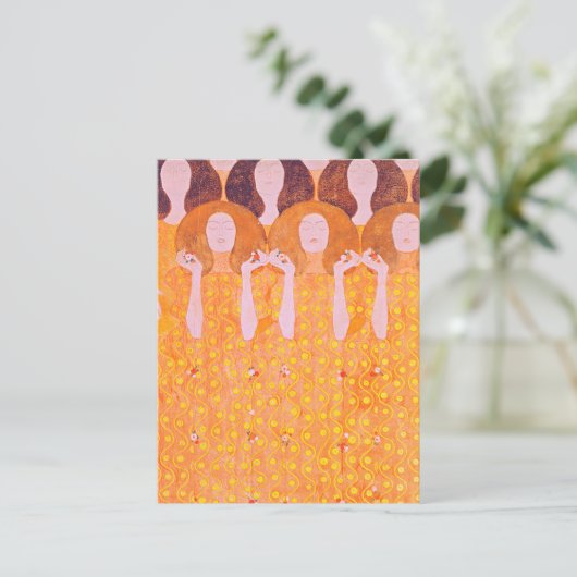 schilderij van Gustav Klimt Briefkaart (Staand voorkant)