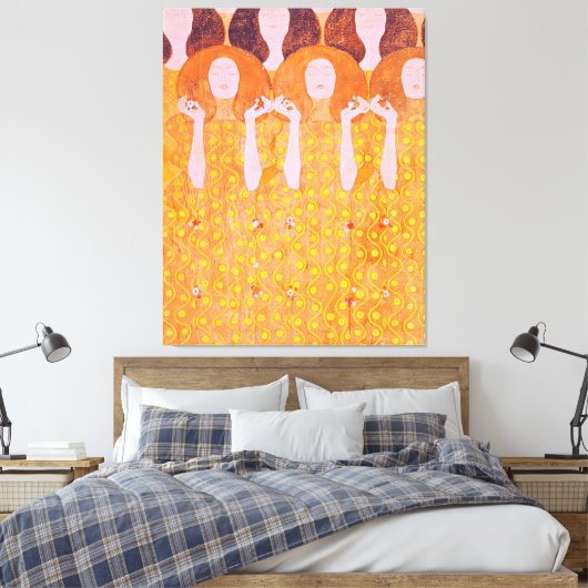 schilderij van Gustav Klimt Canvas Afdruk (Insitu (Slaapkamer))