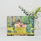 schilderij van Gustav Klimt, Litzlbergkeller, Kaart (Staand voorkant)