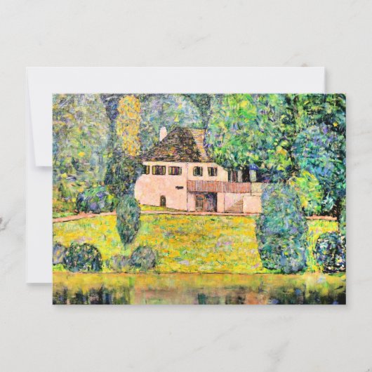 schilderij van Gustav Klimt, Litzlbergkeller, Kaart (Voorkant)