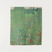 schilderij van Gustav Klimt, Mohnfeld Wandkleed (Voorkant)