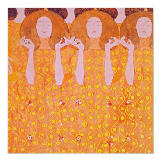 schilderij van Gustav Klimt Perfect Poster (Voorkant)