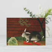Schilderij van Henri Rousseau, Konijn Kaart (Staand voorkant)