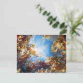 schilderij van Hercules-plafonds in Chateau de Ver Briefkaart (Staand voorkant)