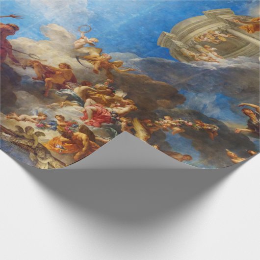 schilderij van Hercules-plafonds in Chateau de Ver Cadeaupapier (Hoek)