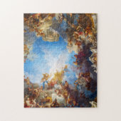 schilderij van Hercules-plafonds in Chateau de Ver Legpuzzel (Verticaal)