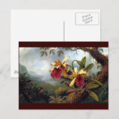 schilderij van Hummingbird Orchids Briefkaart (Voorkant / Achterkant)