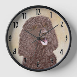 Schilderij van Ierse Water Spaniel - Originele Hon