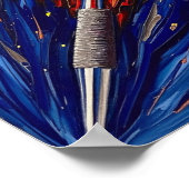 Schilderij van Javelin Throw Poster (Hoek)