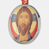 Schilderij van Jezus Metalen Ornament (Links)