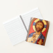Schilderij van Jezus Notitieboek (Binnen)