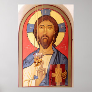 Schilderij van Jezus Poster