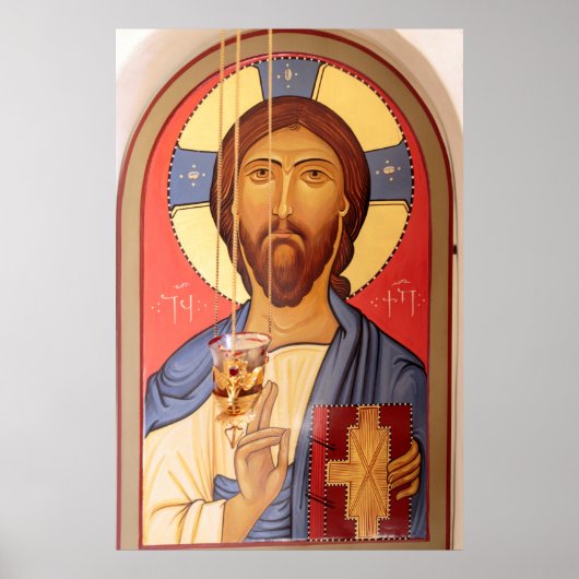 Schilderij van Jezus Poster (Voorkant)