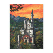 Schilderij van Kasteel Schloss Neuschwanstein