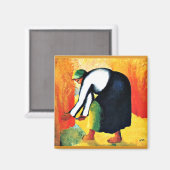 schilderij van Kazimir Malevich, Reaper Magneet (Voorkant / Achterkant)