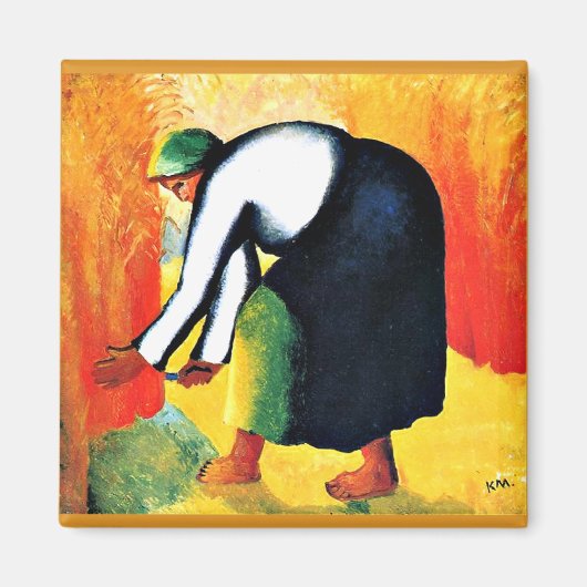 schilderij van Kazimir Malevich, Reaper Magneet (Voorkant)