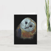 Schilderij van Kerkuil Kunst  Kaart (Voorkant)