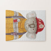 schilderij van Koala Firefighter Legpuzzel (Horizontaal)