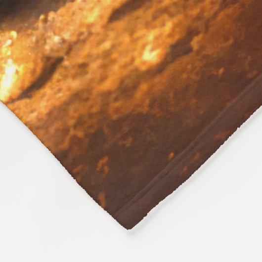 Schilderij van koffiekopje en kaneelbroodjes Abstr Fleece Deken (Hoek)