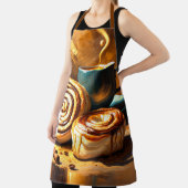 Schilderij van koffiekopje en kaneelbroodjes Abstr Schort (Insitu)