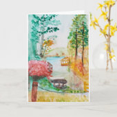 Schilderij van Lake Spivey Kaart (Gele Bloem)