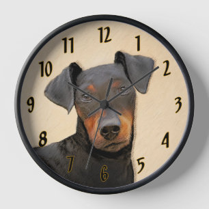 Schilderij van Manchester Terrier Originele Dier K