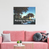 Schilderij van Maxfield parish verpakt canvas (Insitu (Woonkamer))