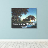 Schilderij van Maxfield parish verpakt canvas Afdruk (Insitu (Houten vloer))