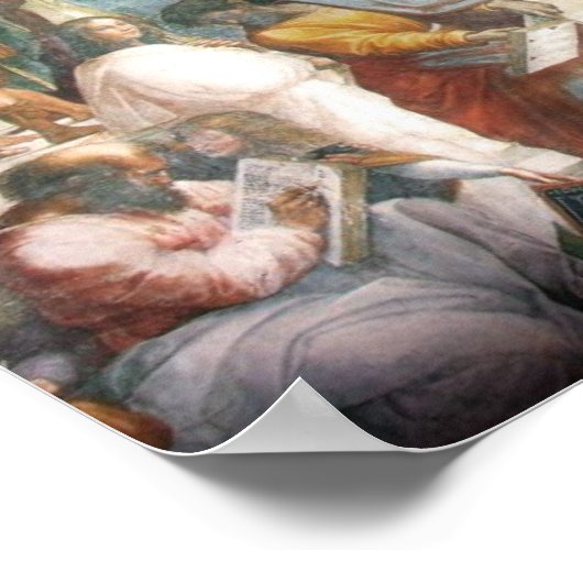 schilderij van michelangelo poster (Hoek)