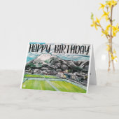 Schilderij van Mount Fuji door Alfred Fox Kaart (Gele Bloem)