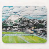Schilderij van Mount Fuji door Alfred Fox Muismat (Voorkant)