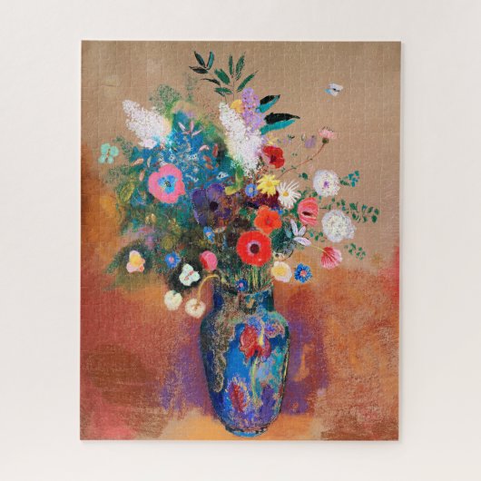 Schilderij van Odilon Redon, Boeket Bloemen, Legpuzzel (Verticaal)