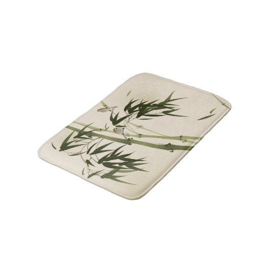 schilderij van oosterse stijl, bamboe-takken badmat (Gekanteld)