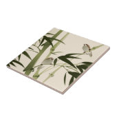 schilderij van oosterse stijl, bamboe-takken tegeltje (Zijkant)